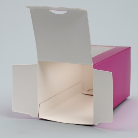 Box for Makarun, confectionery packaging "Pink", 12 x 5.5 x 5.5 cm-5