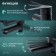 Bath mixer Zein Z2649F, short spout, shower set, stainless steel, black