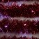 Garland "Mishura" 1 m dew, IP20, red thread, 22 LED, 6 layers, d = 7 cm, white glow, CR2032X2