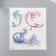 Tattoo on the body color with sparkles "Mermaid" mix 12x10 cm