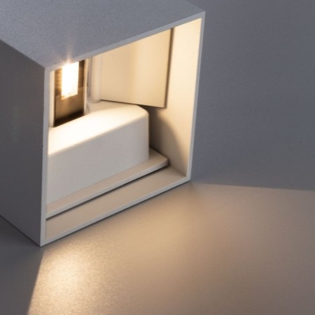 Facade lamp Arte Lamp Rullo A1414al-1wh, LED, 6 W, 10x10x10 cm, 500 lm, white-3