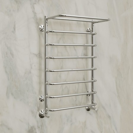 Water towel Terminus "Regiment" P8, 500x800 mm, lower connection, chrome-2