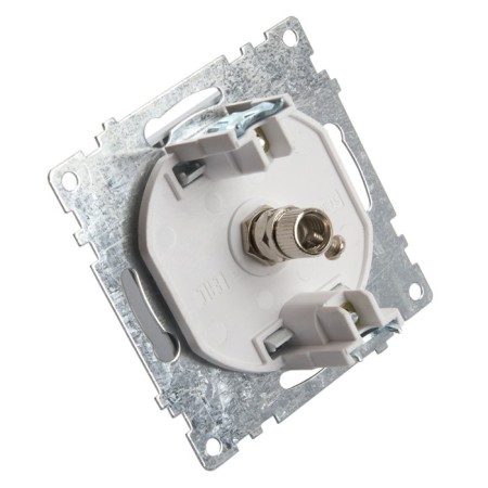 Television socket 1-seater, 75 Ohms, Stekker series Katrin, GLS00-7108-03, silver-2