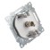 Television socket 1-seater, 75 Ohms, Stekker series Katrin, GLS00-7108-03, silver