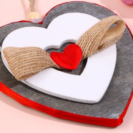 Wooden suspension "Heart"-1