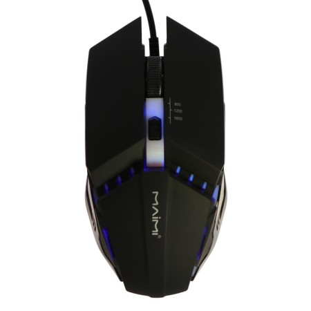 MAIMI S2 mouse, game, optical, wired, backlight, 1600 dpi, black-3