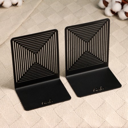 Holder-stand for the books "Labyrinth" set 2pcs, 9.2x12x15.4cm, black-3