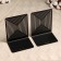 Holder-stand for the books "Labyrinth" set 2pcs, 9.2x12x15.4cm, black