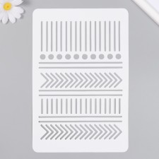 Plastic stencil 