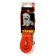 Kaponnoye zonik leash with latex thread, 2 m x 1.5 cm, orange