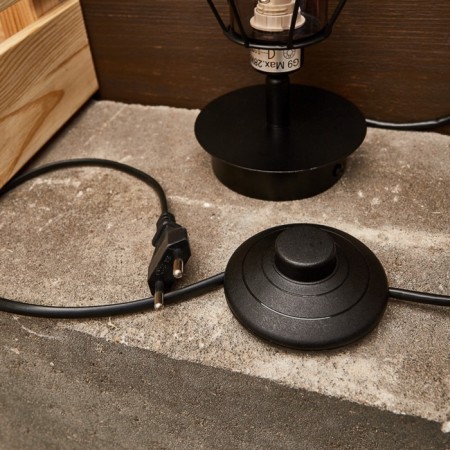 Black 2A ON -OFF Black (floor-for lamps) rexant-1