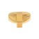 Handle button cappio, zinc, d = 35 mm, gold color