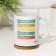 Sublimation mug "surrender to work", with application