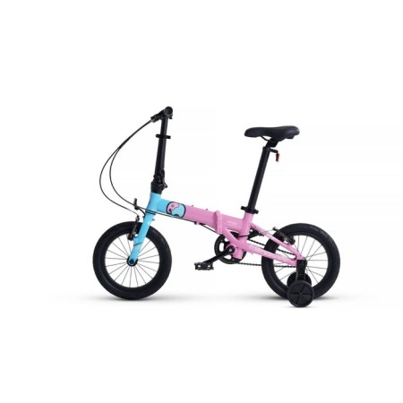 Bicycle 14 ’’ maxiscoo S007 Pro, pink color with blue-2
