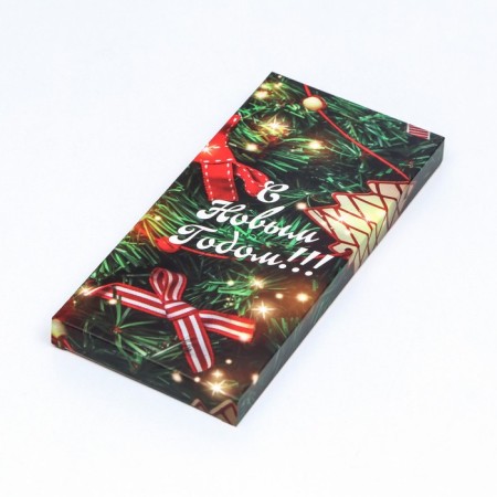 Gift box for tiles of chocolate without a “Knitus” window, 17.1 x 8 x 1.4 cm-4