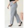 Female costume: jacket, trousers, size 48, gray color