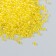 Beads "Astra" 11/0, 20 g (110 yellow/transparent, glossy)