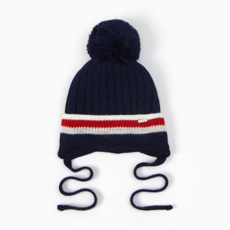 Baby hat, blue color, size 50-52