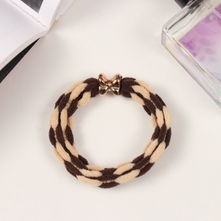 Hair gum "Janice" volume strokes, 5.5 cm, mix