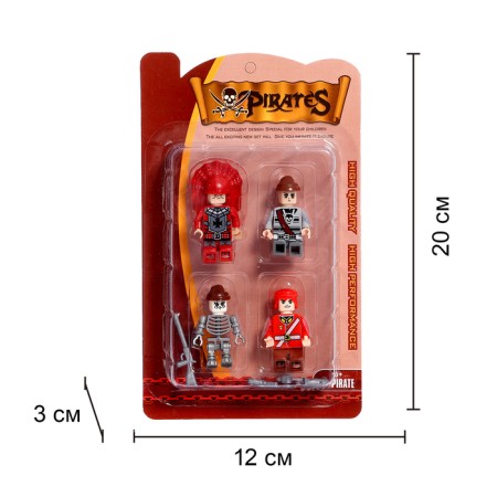Figures for the designer "Pirates", in the set 4 pcs.-2