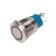 Anti-Vandal button Ø19 12V (LED) Fix (5C) Off-on/on -off subvar/blue rexant