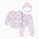 Kit for newborns, white color/bagels, height 62 cm