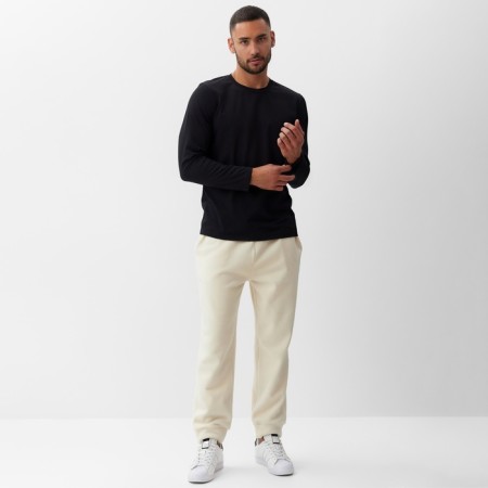 Jumper (Longsliv) Male Minaku: Basic Line Man Black Color, size 44-1
