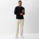 Jumper (Longsliv) Male Minaku: Basic Line Man Black Color, size 44