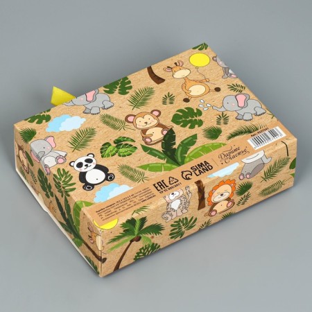 Gift box, packaging, "gift", 16.5 x 12.5 x 5 cm-4