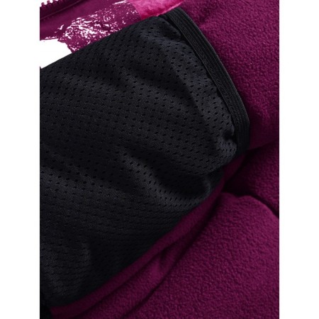 Ski costume for a girl, height 152 cm, raspberry color-16