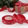 Republic tape 25mm*25 ± 1 yard (23m ± 1m) Festive snowflakes No. 0026 red/white au