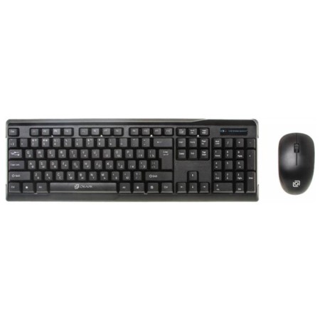 Keyboard mouse Oklick 230m Claw: Black Mouse: Black USB Wireless