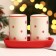 Set for spices ceramic "deer", 12x6.5x7 cm, white color