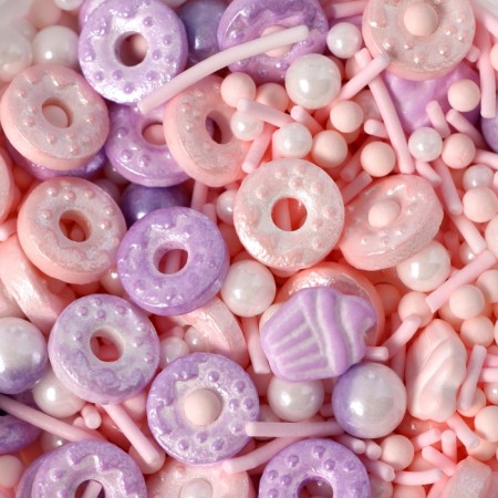 Confectionery Sprinking "Lavender Donat", 50 g