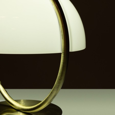 Erte Lamp Banker A5041LT-1AB, G4, 7 W, 23x23x28 cm, bronze table lamp, bronze-3