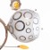 Ebby chandelier 3x40W E27 Gold Model: 2612374