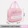 Tarmosumka with zipper, 5.7 l, pink color