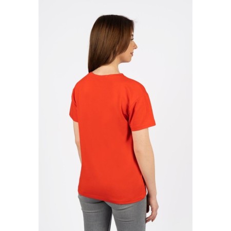 Women's T -shirt Let’s GO, size 44, red color-1