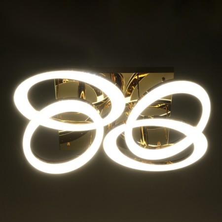 Causteen with FDD "Mons" 4XLED 190W 3000-6000k gold 83x56x15 cm-8