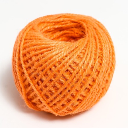 Yarn 100% juts "Softino Jute Colored" 50m ± 2m orange 50 g-2