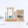Organizer for the office with sand clock (2 in 1) “No. 1”, 9.5 x 13.5 cm