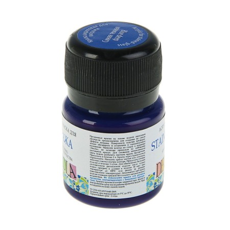 Glass paint stained glass decol, 20 ml, blue dark, 4226517-1