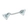 The hook of the wind KR-110 zinc, 50 pcs.