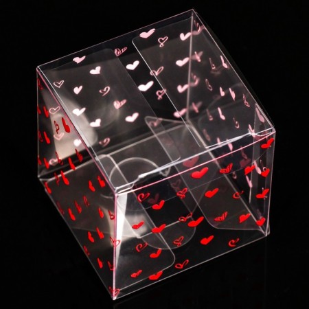 PVC folding box "Heart", 5 x 5 x 5 cm-1