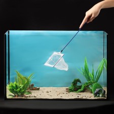 Aquarium net 12.5 cm, blue