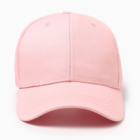 Feminine cap monophonic minku pale pink color, rn 58-1
