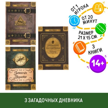 Set of books-scenes "Diaries", 14+