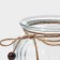 Glass Bank for bulk products with a ceramic lid of the bunny, 950 ml