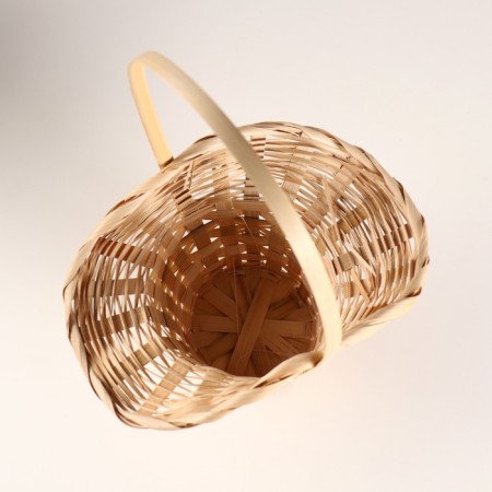 Wicker basket "Hat", 9x14/10x30 cm, natural-2