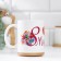 Sublimation mug "March 8" Girl, with application